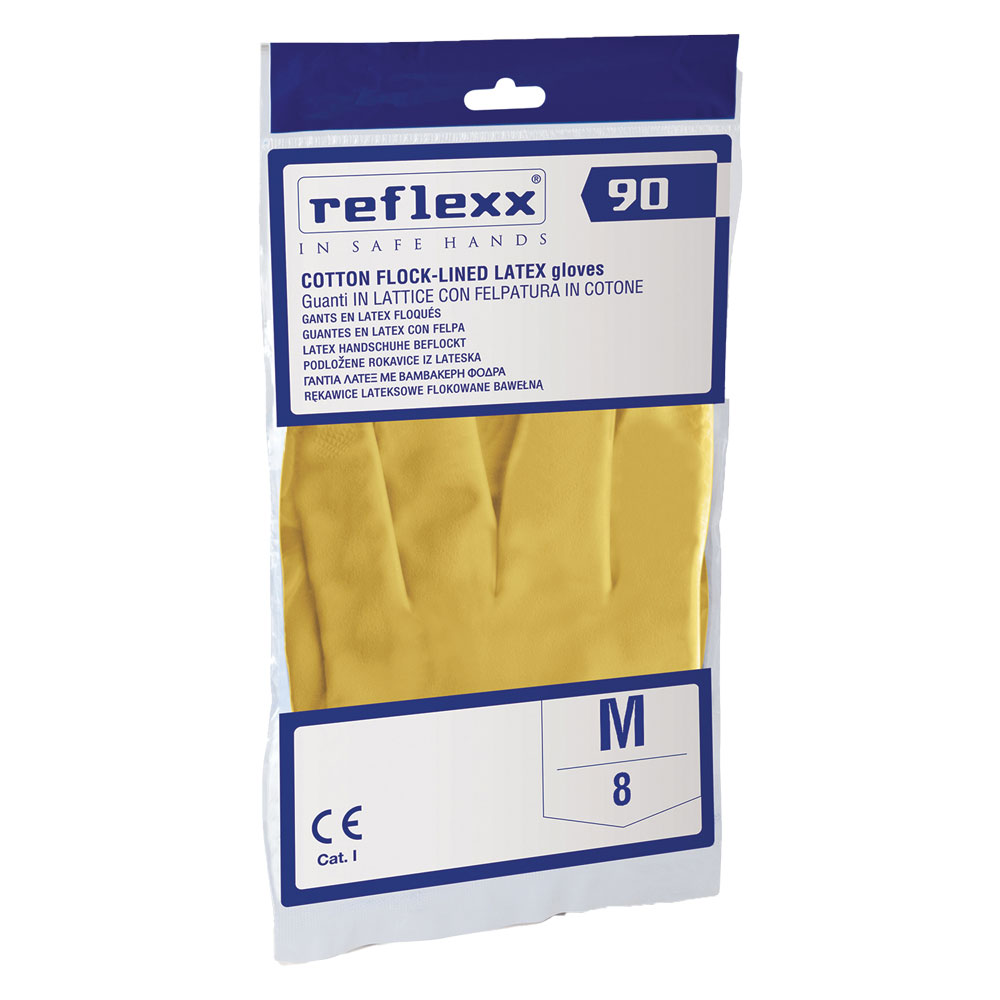 Guanti lattice naturale casalinghi m Reflexx
