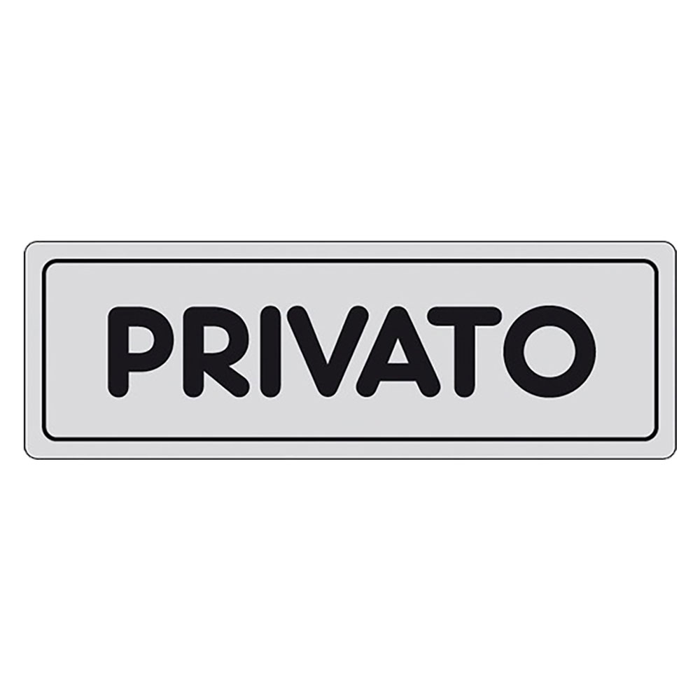 Etichetta segnaletica privato Eurosignals