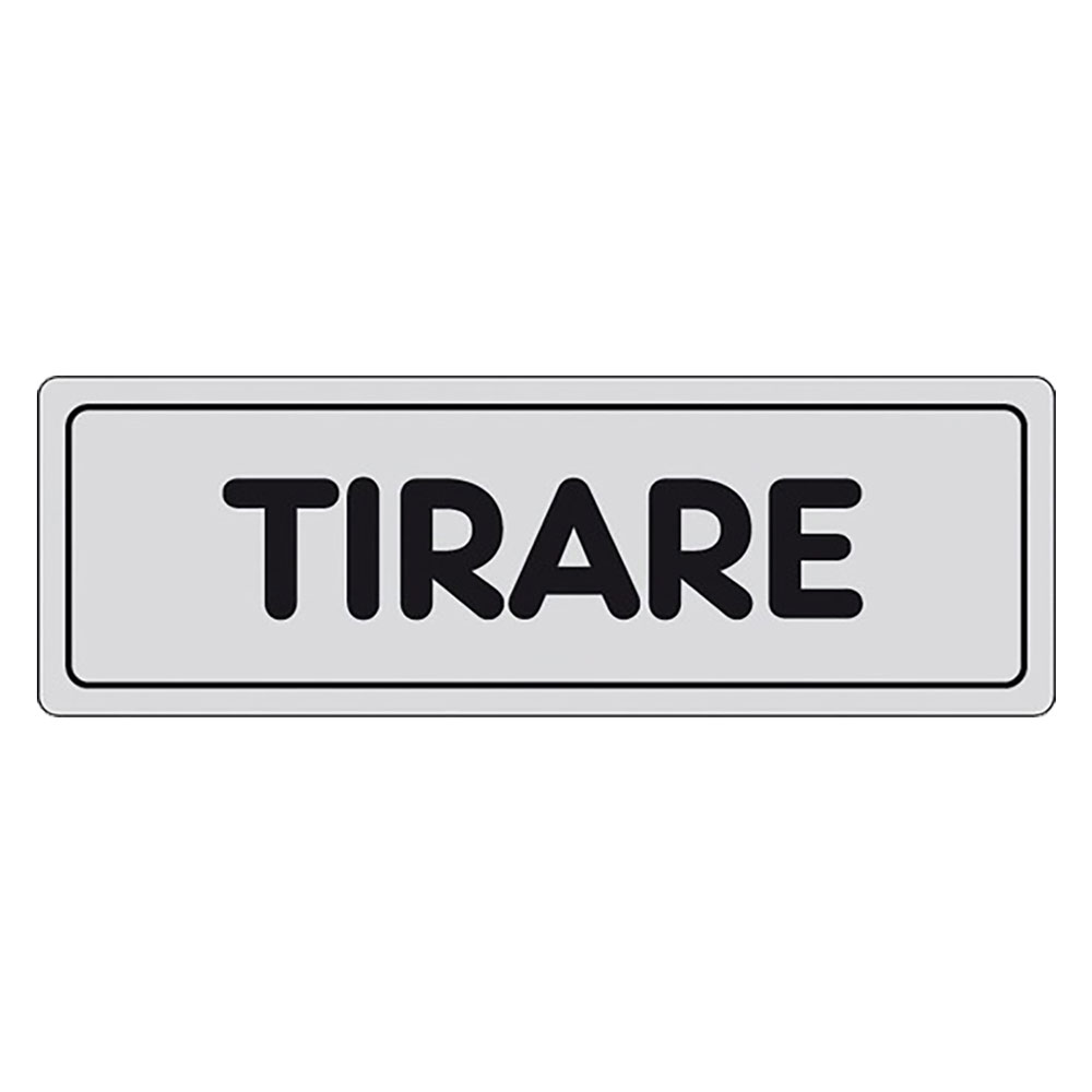 Etichetta segnaletica tirare Eurosignals
