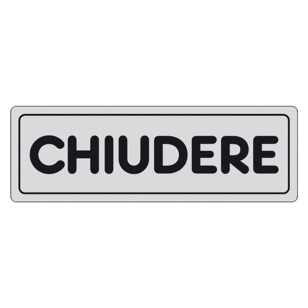 Etichetta segnaletica chiudere Eurosignals