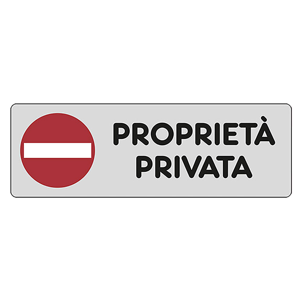 Etichetta segnaletica proprieta’ privata Eurosignals