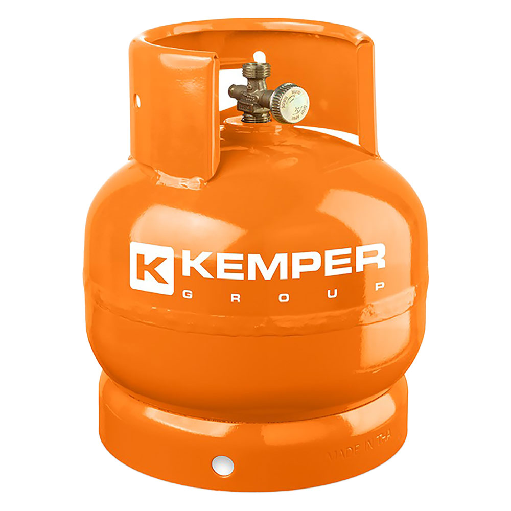 Bombola gpl kg 2 – cm 21 x 21 x h.27,5 Kemper