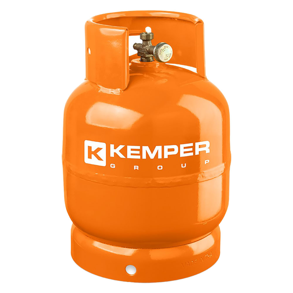 Bombola gpl kg 3 – cm 21 x 21 x h.37,5 Kemper
