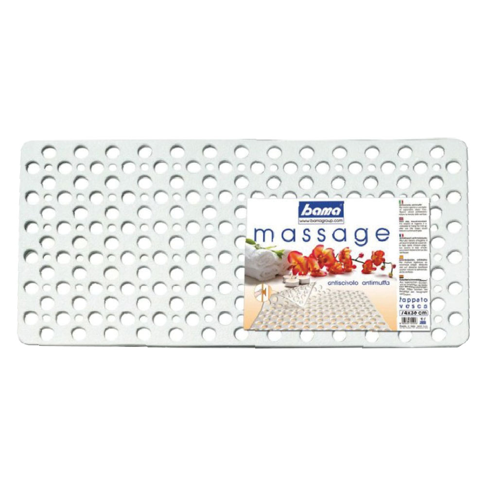 Tappeto antiscivolo per vasca cm 74 x 36 Bama