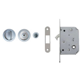 Kit per porte scorrevoli finitura cromo satinato Mariva