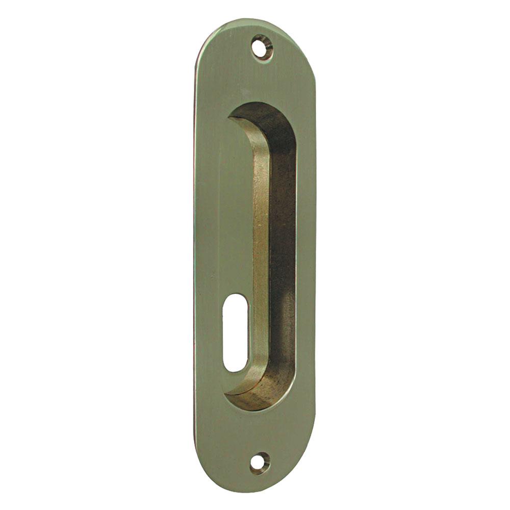 Maniglia per porte scorrevoli con foro basso – ottone lucido Mariva