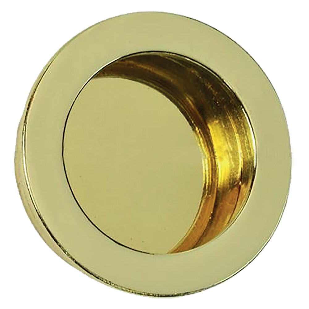 Maniglia tonda per porte scorrevoli Ø 35 mm – oro lucido Senza marca