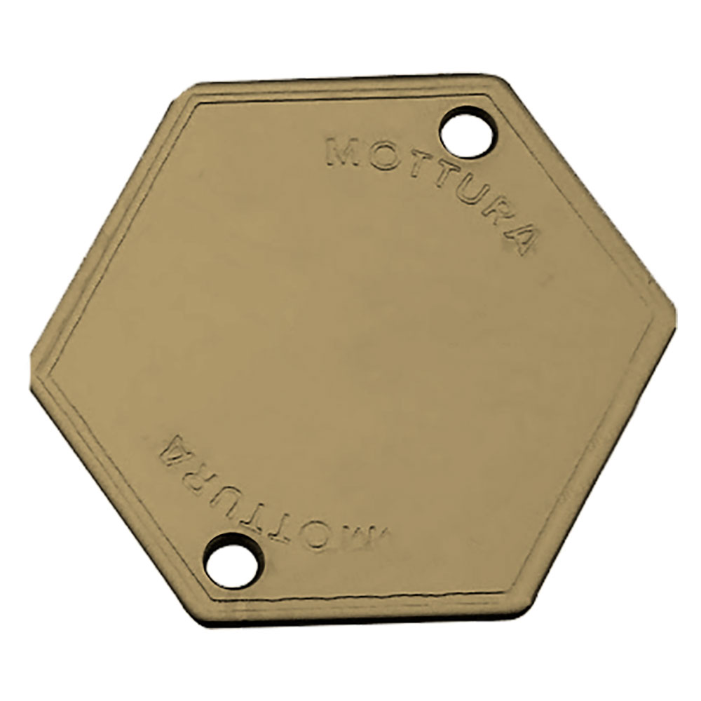 Mostrina copriforo art.95146 finitura ottonata Mottura