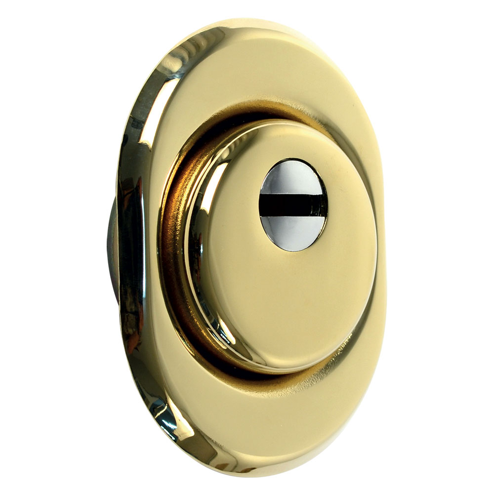 Defender antitrapano regolabile per serrature h.14/25 mm – Ø mm. 50 ottone Senza marca