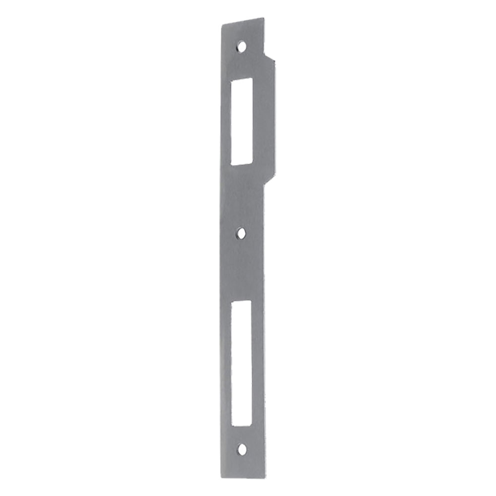 Contropiastra per serratura ‘patent’ b.q. grigio verniciato – interasse 70 mm Bonaiti