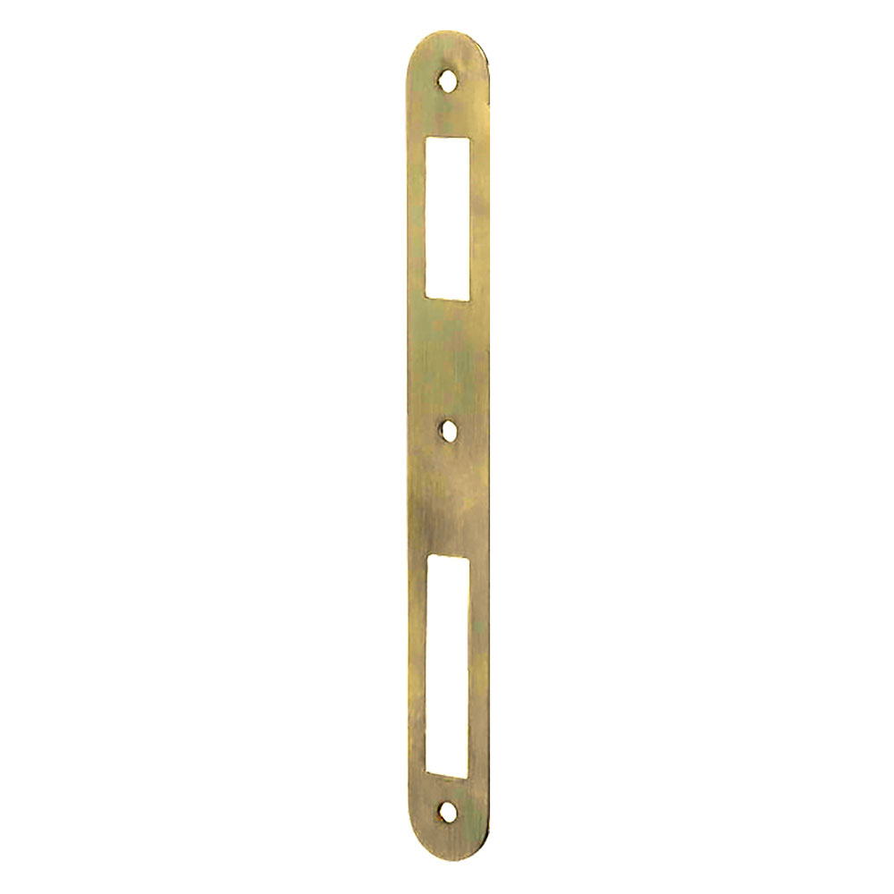 Contropiastra per serratura ‘patent’ b.t. ottonato verniciato – interasse 70 mm Bonaiti