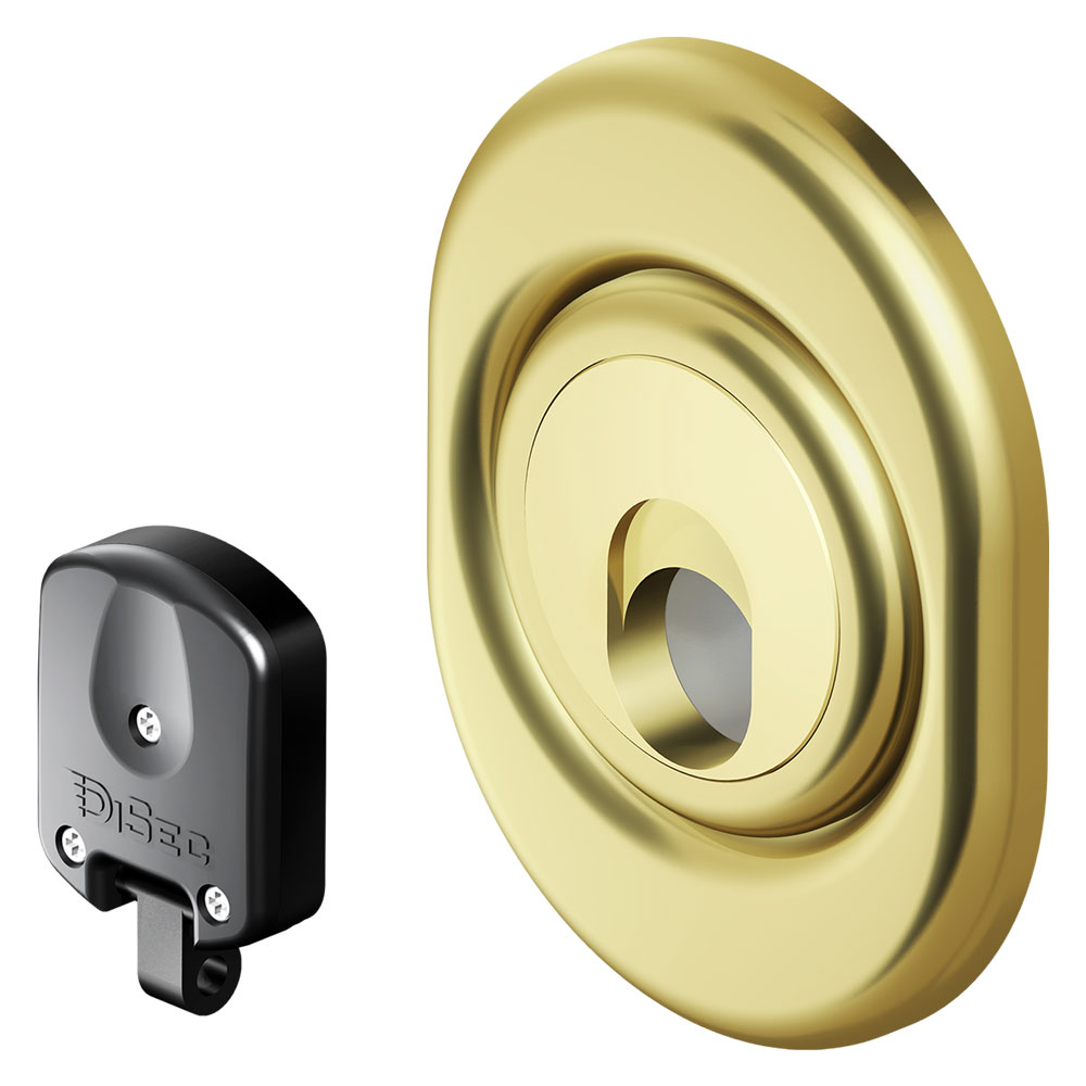 Defender magnetico per serrature ‘mag 3g 2m’ pvd ottone Disec