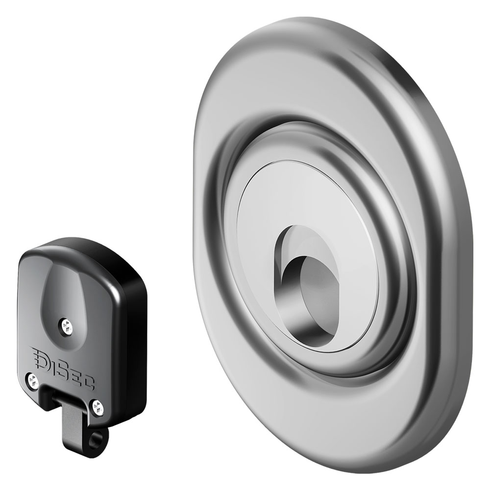 Defender magnetico per serrature ‘mag 3g 2m’ acciaio cromo satinato Disec