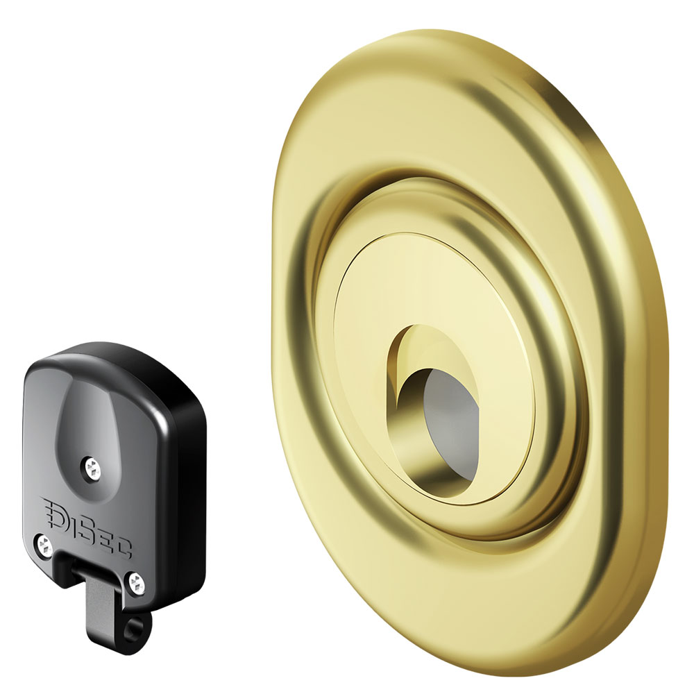 Defender magnetico per serrature atra ‘mag 3g 3m’ pvd ottone Disec