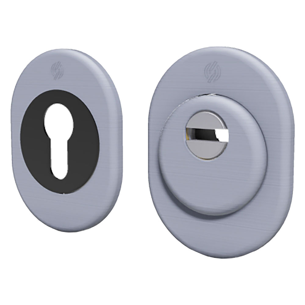 Defender antitrapano per serrature ‘blindo’ cromo satinato Securemme