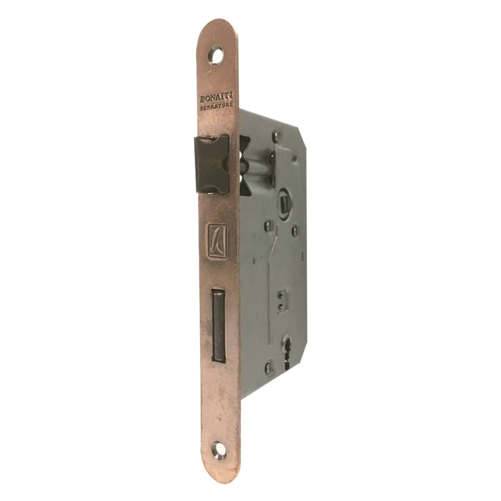 Serratura ‘patent’ b.t. bronzato verniciato e 40 Bonaiti