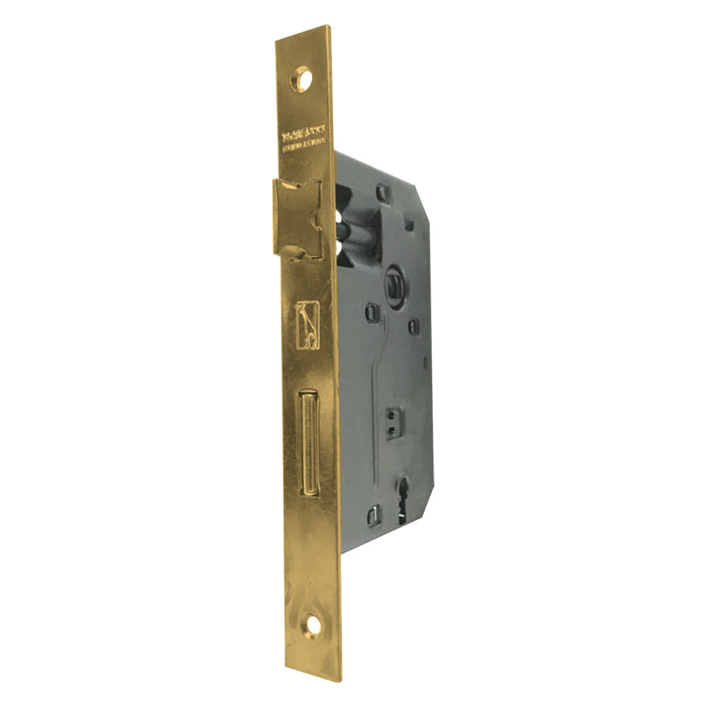 Serratura ‘patent’ b.q. ottonato verniciato e 50 Bonaiti