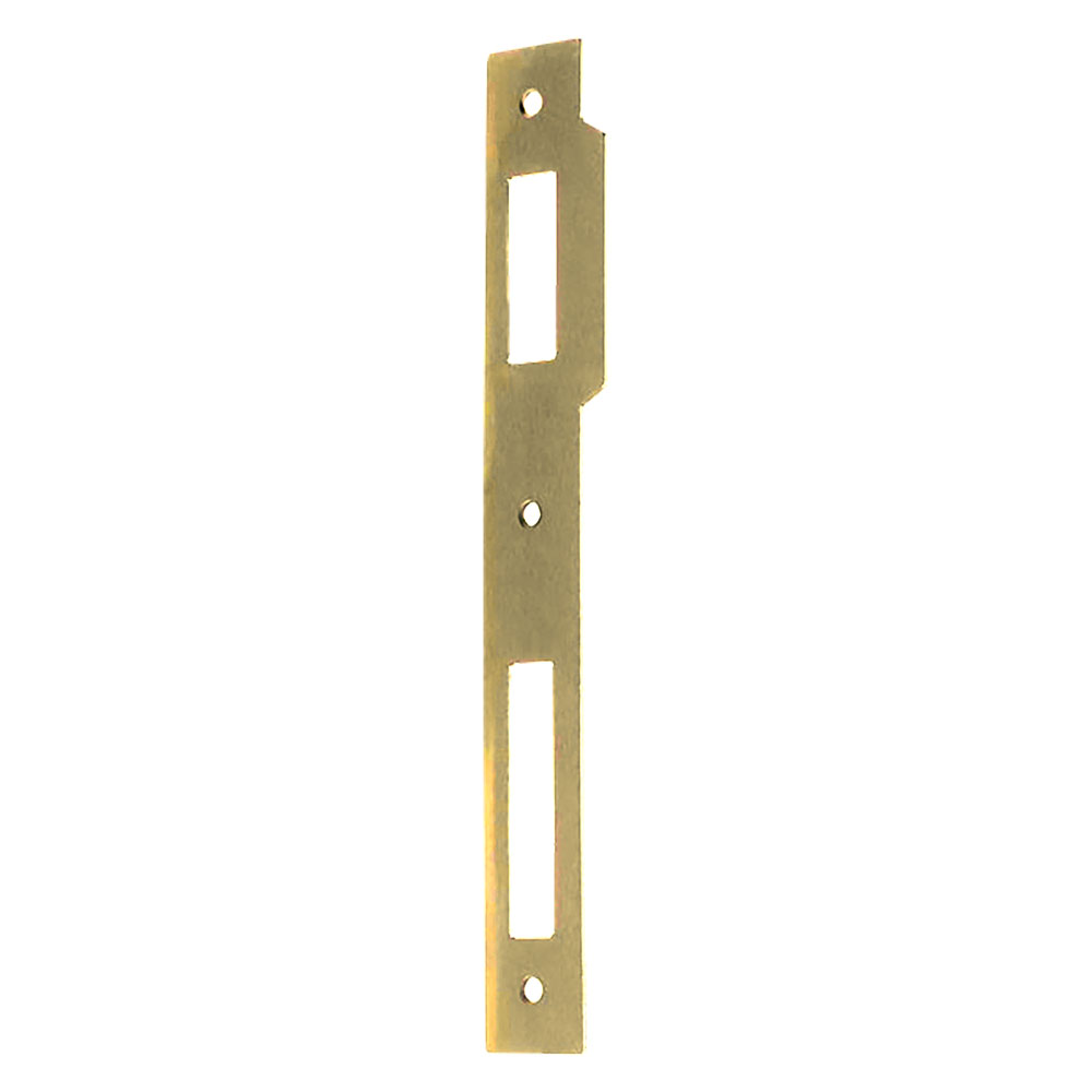 Contropiastra per serratura ‘patent’ b.q. ottonato – interasse 90 mm Bonaiti
