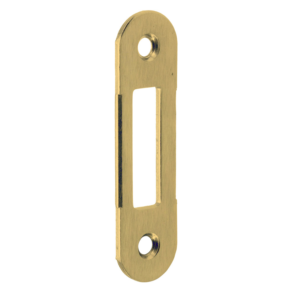 Contropiastra per serratura ‘patent centro/t 60’ b.t. ottonata – interasse 90 mm Bonaiti
