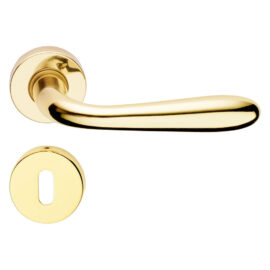 Maniglia 'goccia' oro lucido verniciato Forme