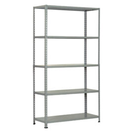 Scaffale securkit 'pro-metal' cm l.90 x p.40 x h.200 aste esterne intere (10/10) Prometal