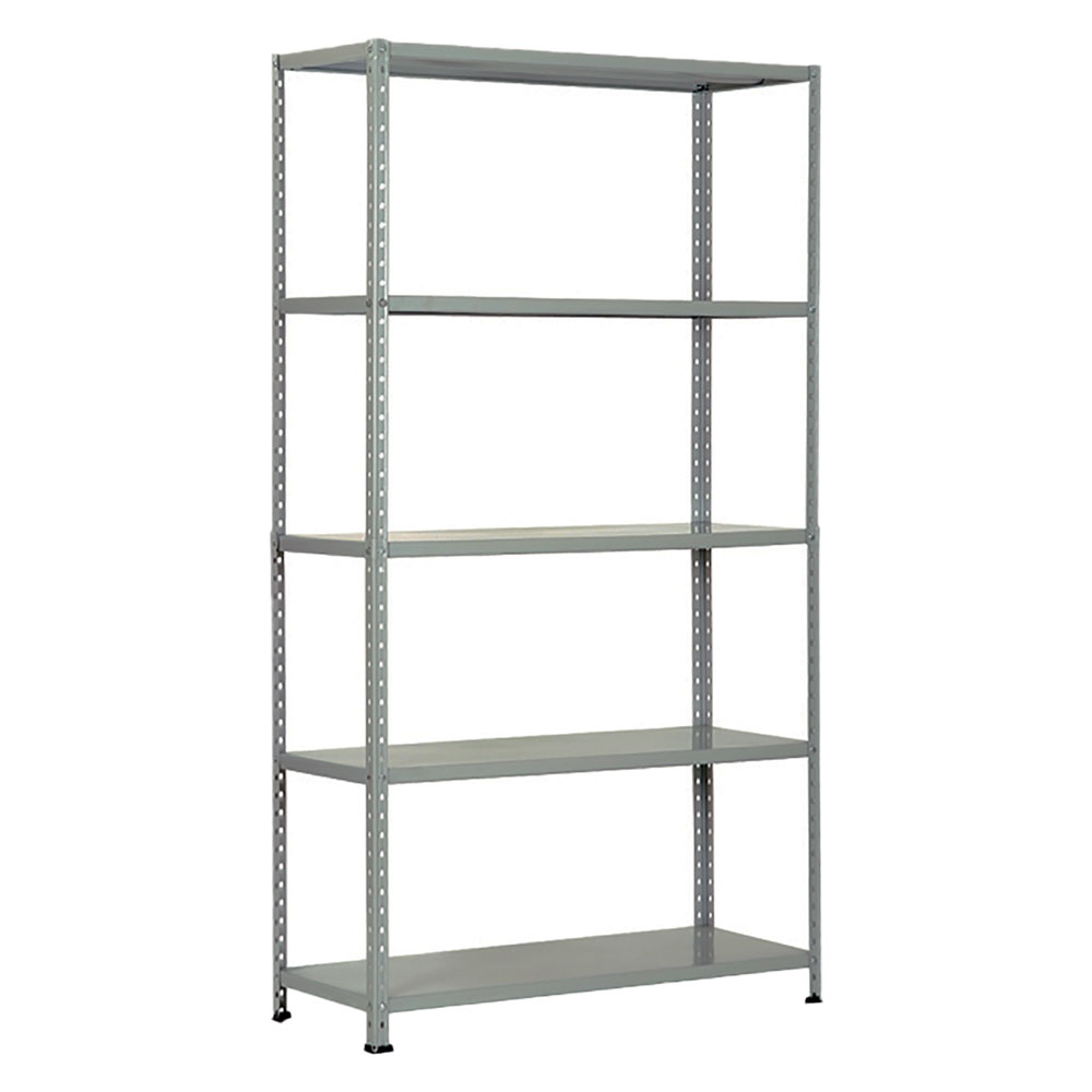 Scaffale securkit ‘pro-metal’ cm l.100 x p.40 x h.200 aste esterne intere (10/10) Prometal