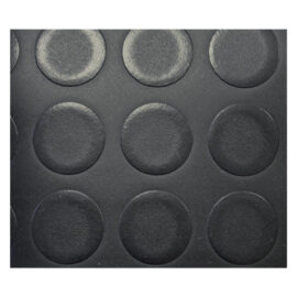 Tappeto a bolle mt. 2  x 25 nero sp. 1,3 mm Senza marca