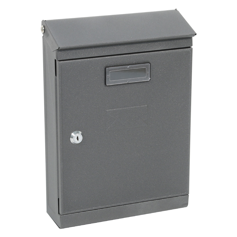 Cassetta postale ‘gardenia’ cm 23x85x h 32 – grigio argento Kasart