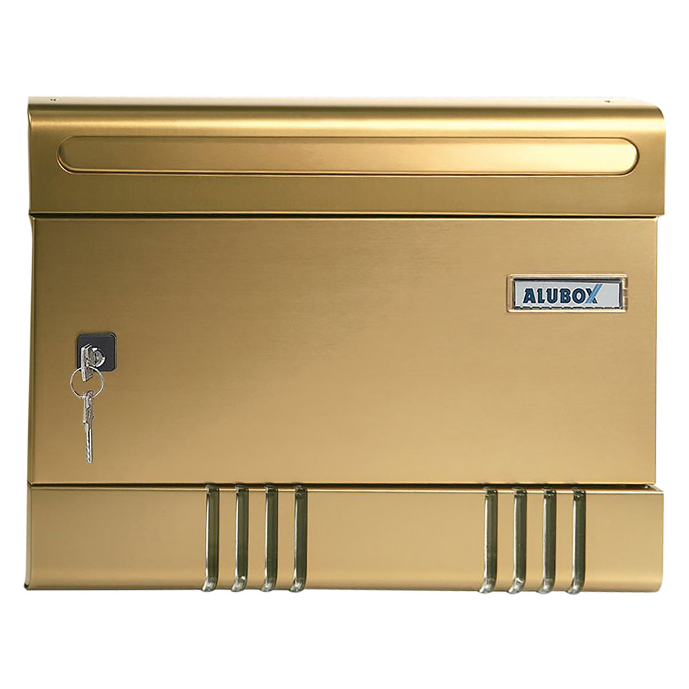 Cassetta postale serie ‘sire’   anodizzato bronzo Alubox