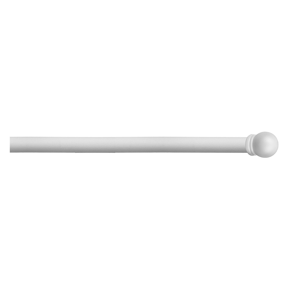 Scorritenda ‘kit ferro’ mod. ‘boccia’ col. bianco Ø 20/17 mm. Errebi