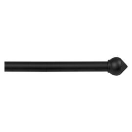 Scorritenda 'kit ferro' mod. 'bulbo' col. nero Ø 20/19 mm. Errebi