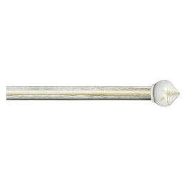 Scorritenda 'kit ferro' mod. 'bulbo' col. avorio oro Ø 20/19 mm. Errebi