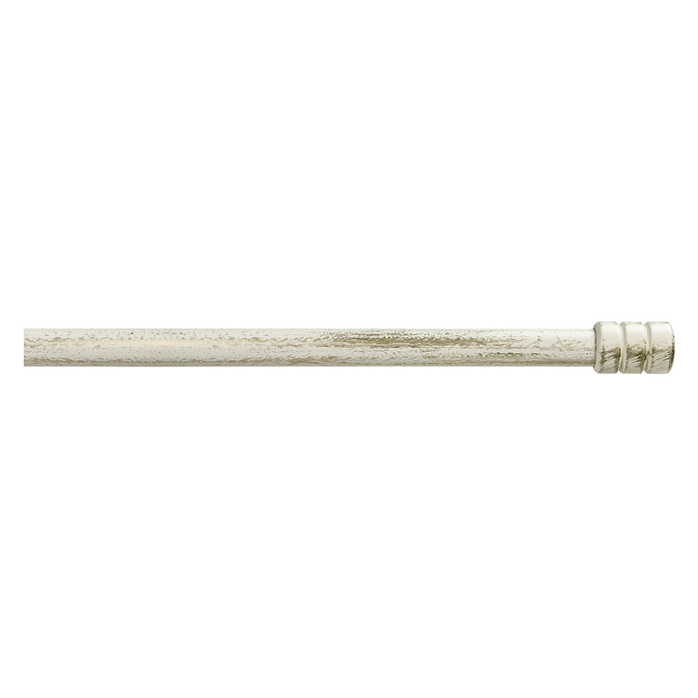 Scorritenda ‘kit ferro’ mod. ‘cilindro’ col. avorio oro Ø 20/19 mm. Errebi
