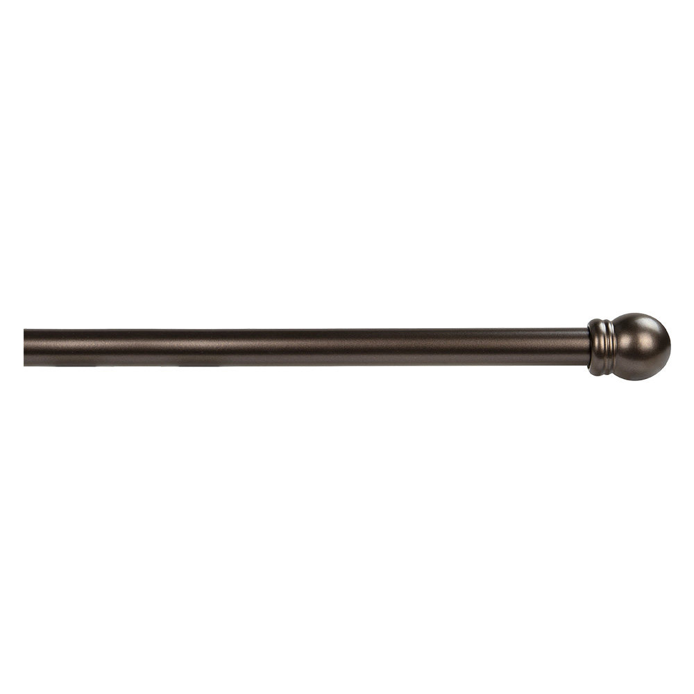 Scorritenda ‘kit ferro’ mod. ‘boccia’ col. bronzo Ø 20/17 mm. Errebi