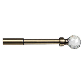 Scorritenda 'kit ferro' mod. 'luce' col. oro antico Ø 20/17 mm. Errebi