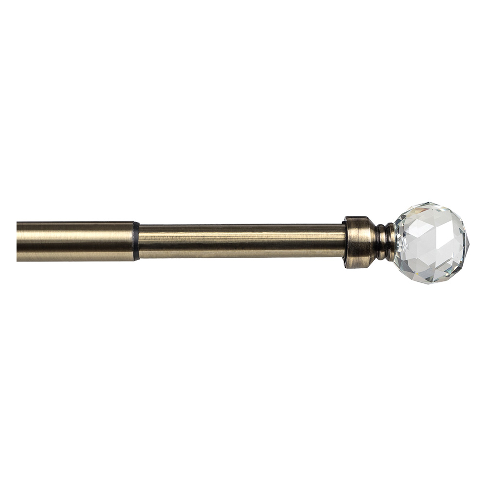 Scorritenda ‘kit ferro’ mod. ‘luce’ col. oro antico Ø 20/17 mm. Errebi