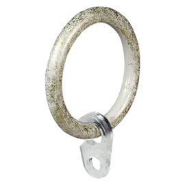 Anello per scorritenda col. avorio/oro - Ø 20 mm  cf. 8 pz Errebi
