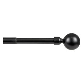 Scorritenda 'kit ferro' mod. 'boccia' col. nero Ø 19/16 mm. Errebi