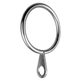 Anello per scorritenda col. cromo - Ø 12 mm  cf. 6 pz Errebi