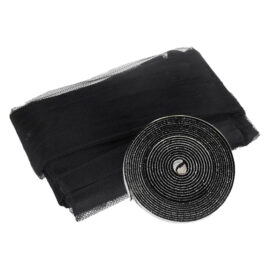 Zanzariera in poliestere per finestre cm 130 x 150 - col. nero Kasart