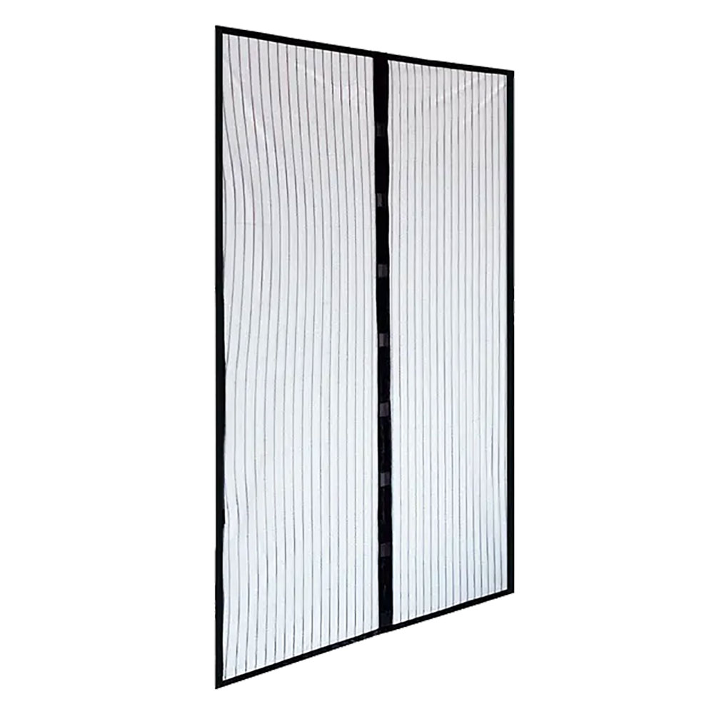 Zanzariera in poliestere per porte con magneti cm 120 x 250 – col. nero Senza marca