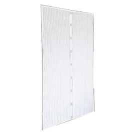 Zanzariera in poliestere per porte con magneti cm 120 x 250 - col. bianco Senza marca