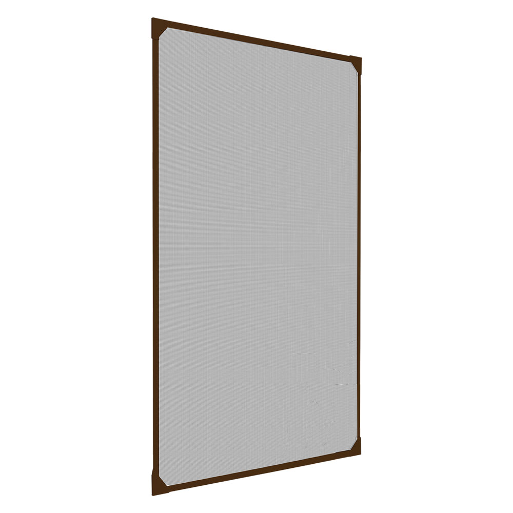 Zanzariera su telaio per finestre ‘clarissa’ cm 120 x 120 – pannello marrone Irs