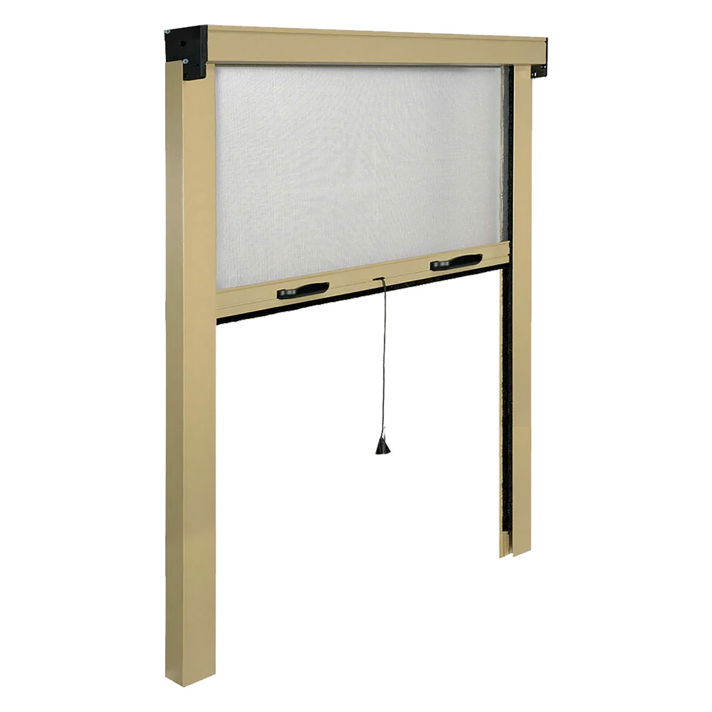 Zanzariera a rullo verticale per porta/finestra cm 100 x 250 – avorio ral 1013 Kasart