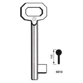 Chiavi ferro 'patent' 5010 - corta Silca