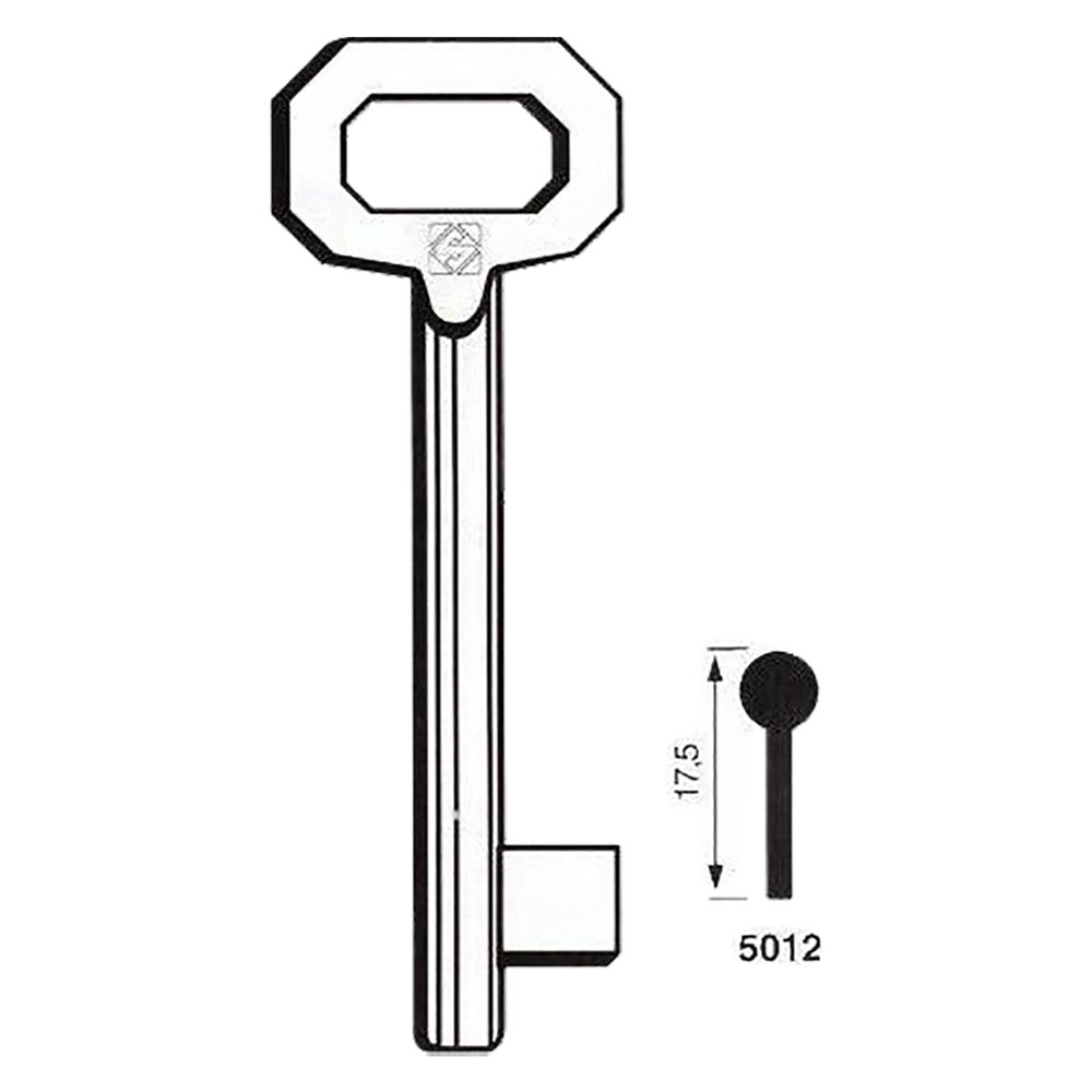 Chiavi ferro ‘patent’ 5012 – lunga Silca