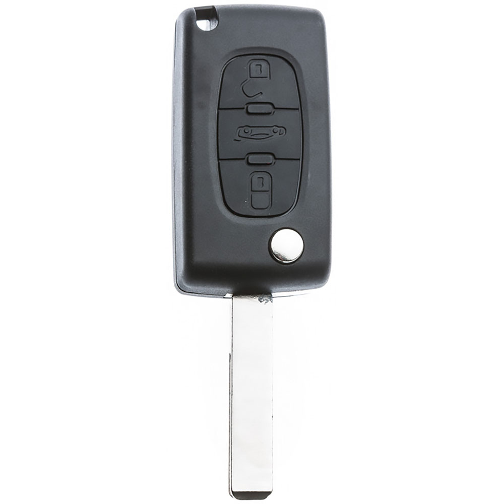 Guscio per chiave auto hu83brs8 – citroen/peugeot/lancia Silca