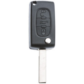 Guscio per chiave auto hu83brs8n - citroen/peugeot/lancia Silca