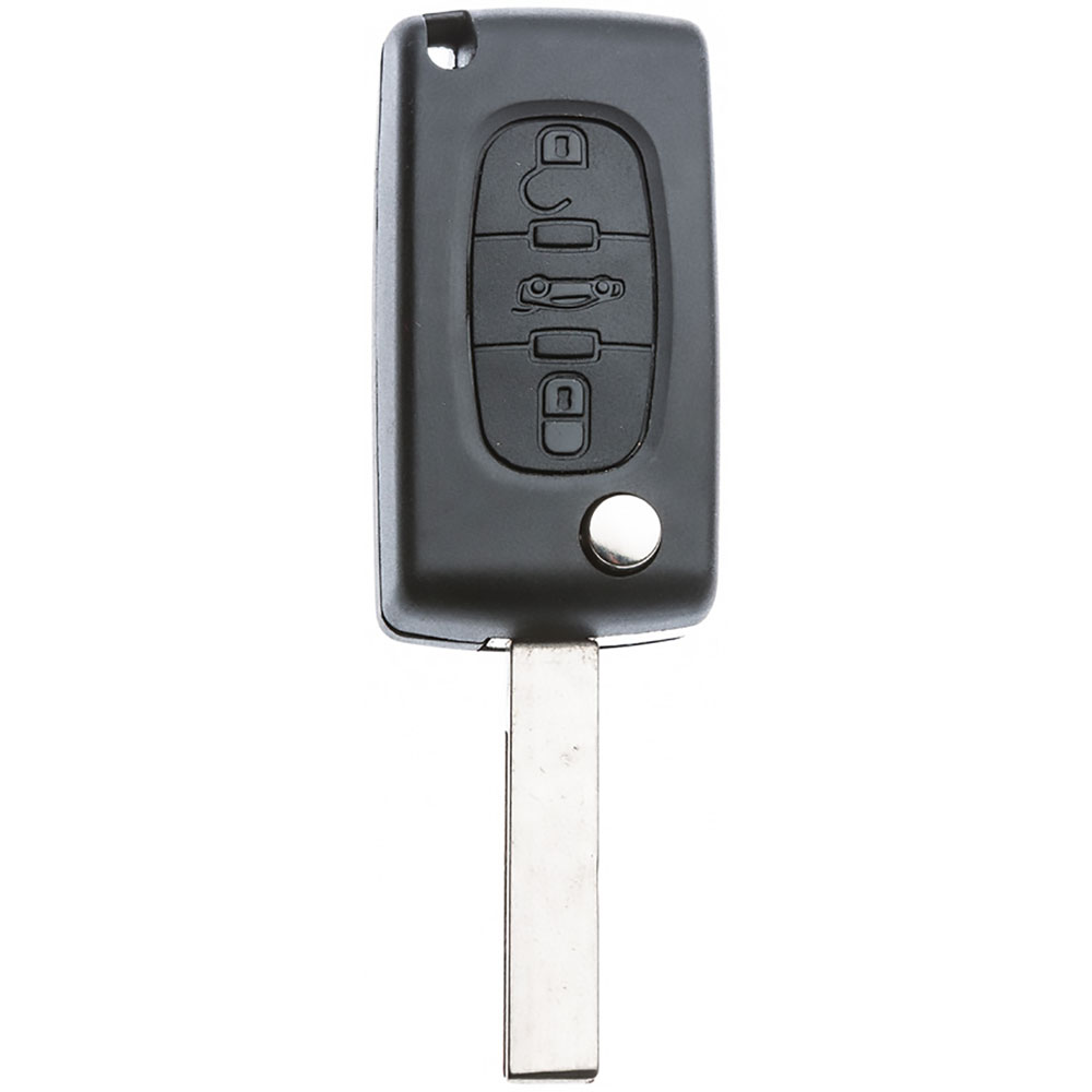 Guscio per chiave auto hu83brs8n – citroen/peugeot/lancia Silca