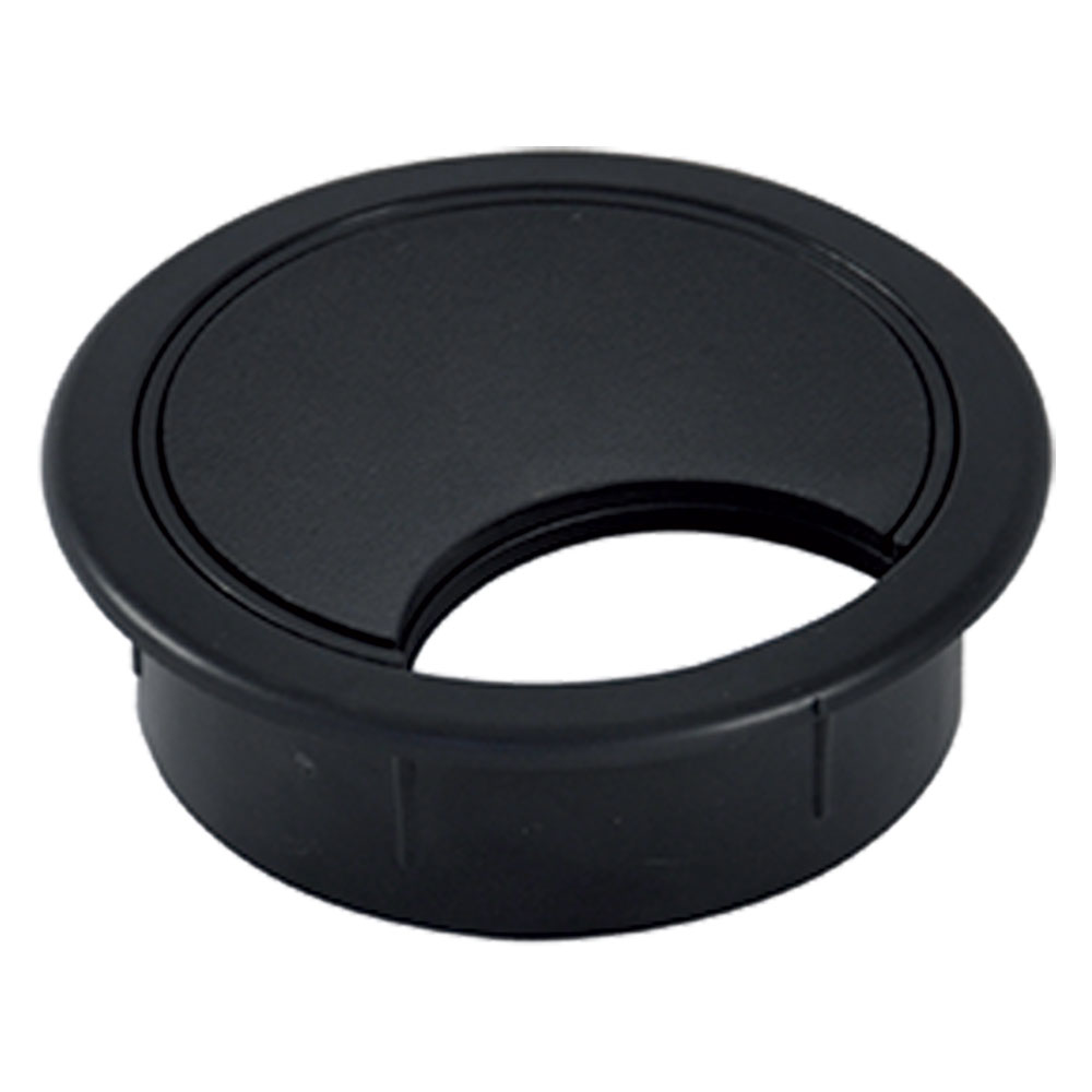 Tappo passacavi per scrivania Ø mm 80 – colore nero Senza marca